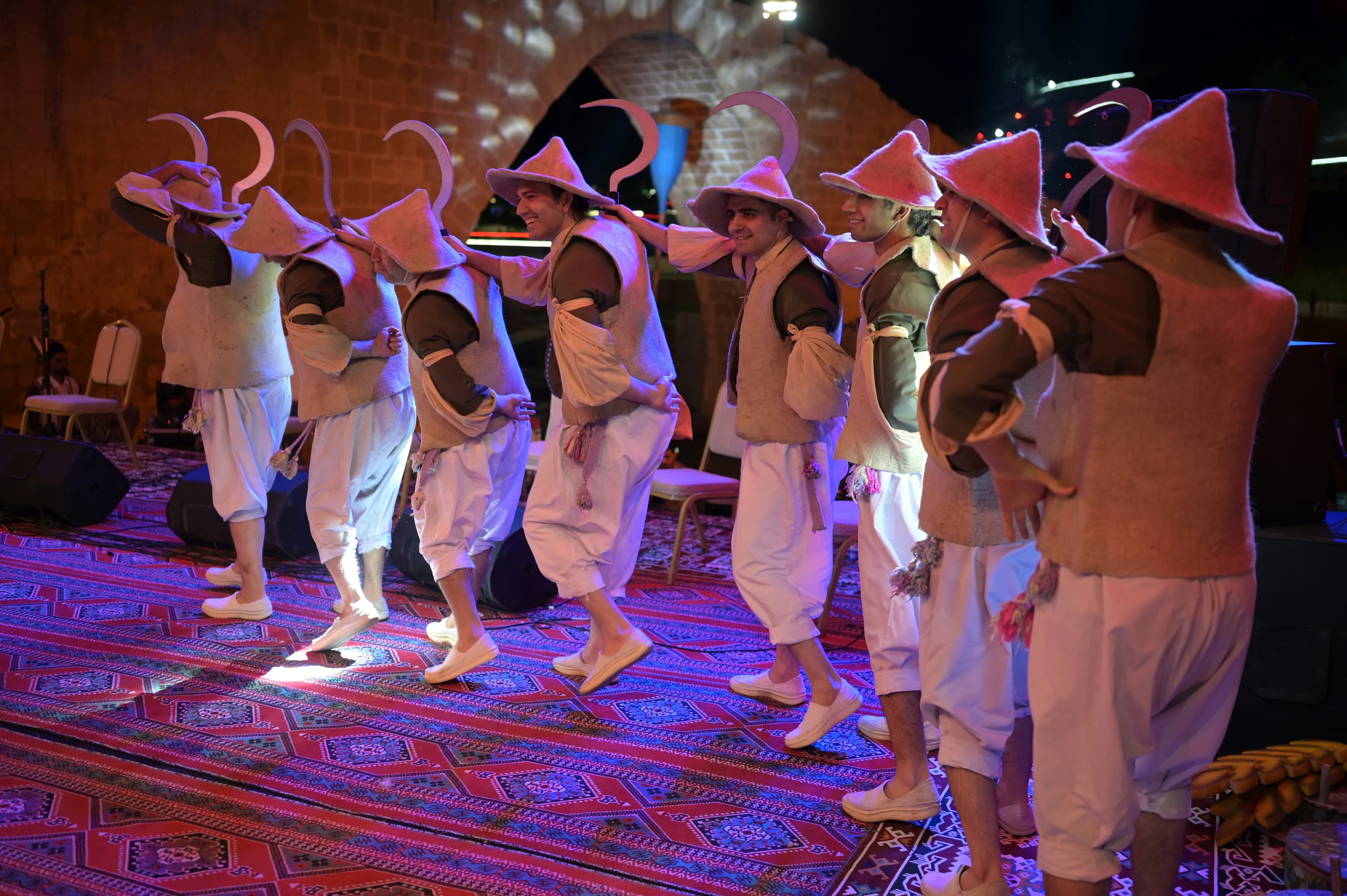Troupe de danse lors d’une fête culturelle